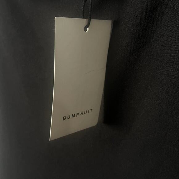 BUMPSUIT One Shoulder Maxi Dress Size Medium Black NWT Jersey Maternity Lounge - Picture 5 of 7